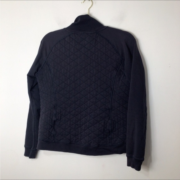 Brooks Brothers jacket medium women navy blue full zip quilted classic - Picture 5 of 6